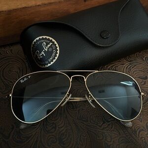 Authentic Ray Ban Classic Aviators special series